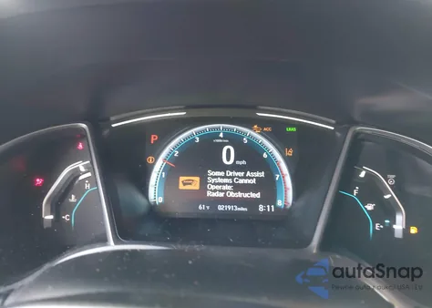 2021 Honda Civic Ex from USA, damaged, VIN 19XFC1F38ME205412